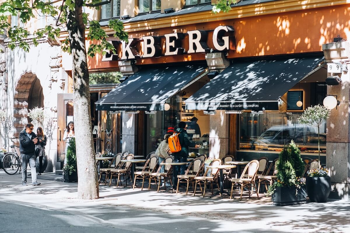 Ekberg café in Helsinki - one of the city's oldest and most traditional cafés
