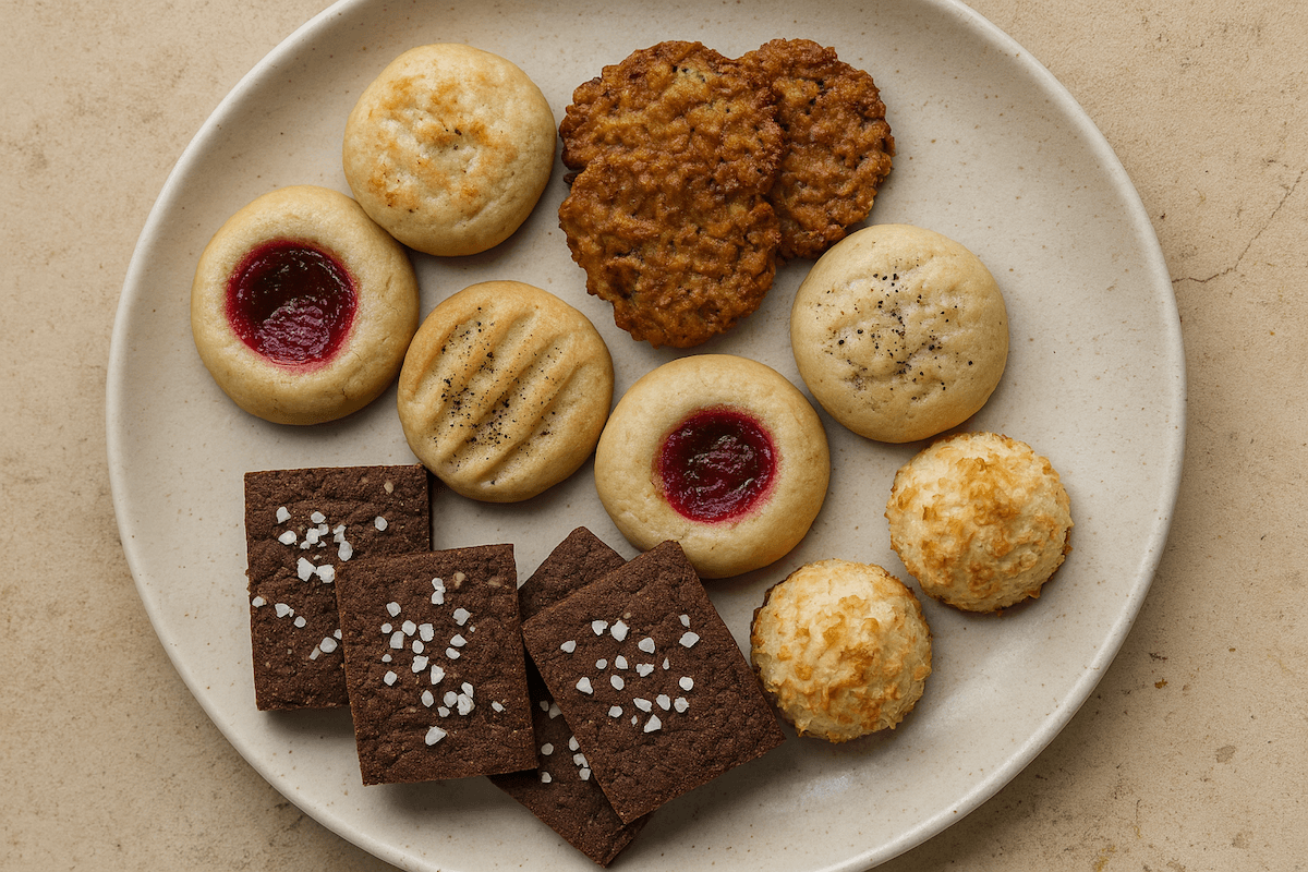 Swedish seven kinds of cookies (sju sorters kakor) tradition